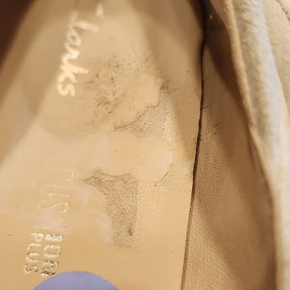 Clarks Pure Tone Natural Canvas Loafers Size 8.5 - Picture 7 of 9